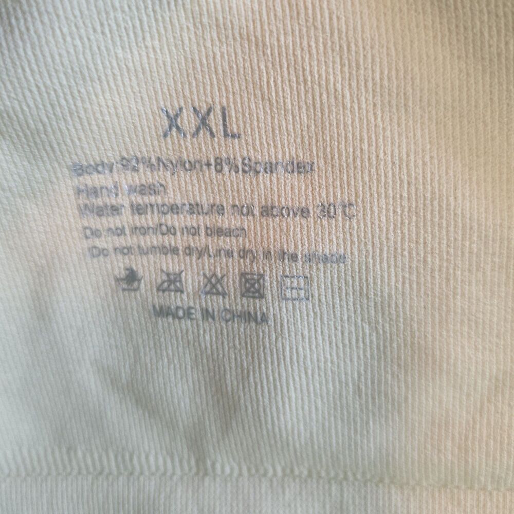 Feelingirl NWT Women's Wireless Comfort Bra XXL Nude Lightly Lined Seamless NEW - Picture 6 of 8